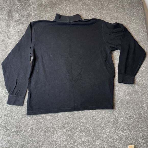 Harley-Davidson Mock Neck Long Sleeve Shirt XX-Large‎ Black Cotton - Picture 9 of 9